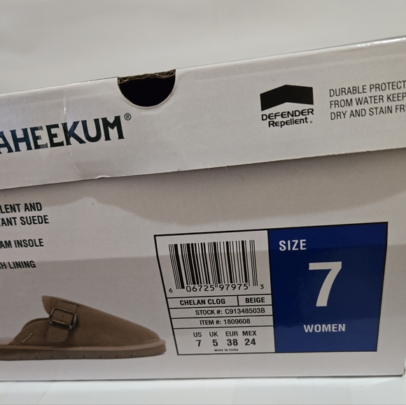 STAHEEKUM Women's Chelan Suede Plush Clogs Slip On - Picture 6 of 6